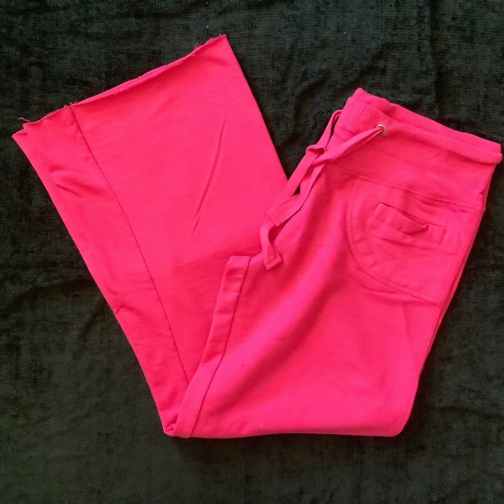 Pink Drawstring Sweatpants
